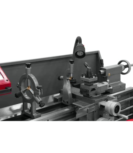 JET GHB-1340A, 13" x 40" Geared Head Bench Lathe, Collet Closer, Newall DP700 DRO, 2HP, 1Ph 230V (321581) Jet