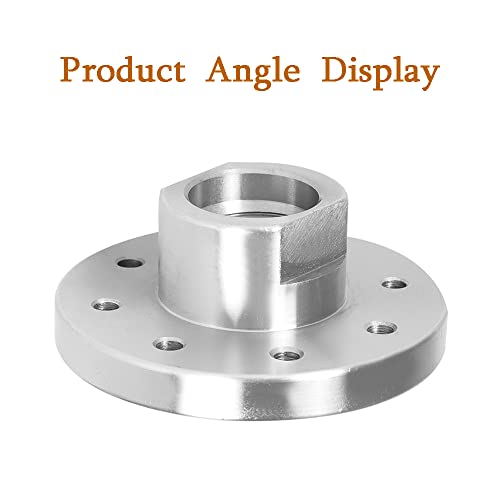 kimllier 3-Inch Steel Lathe Faceplate Wood Lathe Face Plate Fit for 1-Inch x 8TPI Spindle without Screwchuck kimllier