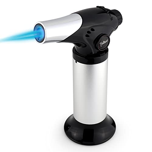 Foghat Cocktail Smoker Torch for Smoked Cocktails and Cooking - Handheld Refillable Culinary Butane Kitchen Blow Torch Lighter Gun, Creme Brulee THOUSAND OAKS BARREL