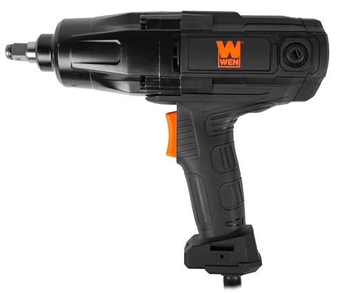WEN Two-Direction Corded Impact Wrench, 7.5-Amp with 1/2-Inch Hog Ring Anvil (48108) WEN