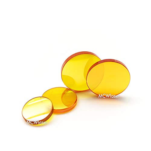 MCWlaser CVD ZnSe Focus Lens Dia: 19mm FL:7.5"/ 190.5mm for CO2 Laser Engraver Cutter 40W 50W 60W 80W 100W 130W 150W 180W 200W MCWlaser