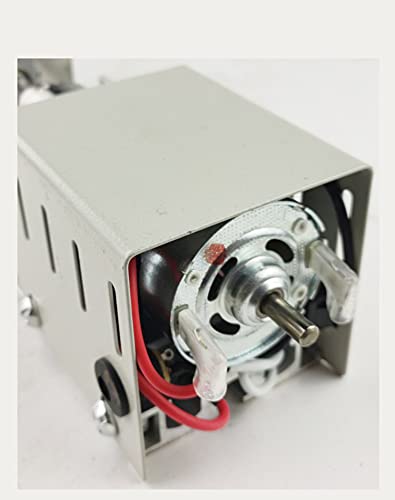 Professional mini Lathe Machine, Lathe Tools Woodworking Machine, Lathe Beads Polisher, CNC DIY Woodworking Wood Lathe Machine (Silver) Jinegelela