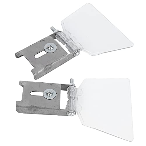 Bench Grinder Eyeshield, Pack of 2 304 Stainless Steel Grinder Tool Shield Angle Grinder Protective Cover Case Tool Shield Attachment Accessories for Estink
