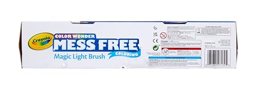 Crayola Color Wonder Magic Light Brush, Mess Free Painting, Gift for Kids, 3, 4, 5, 6 Crayola