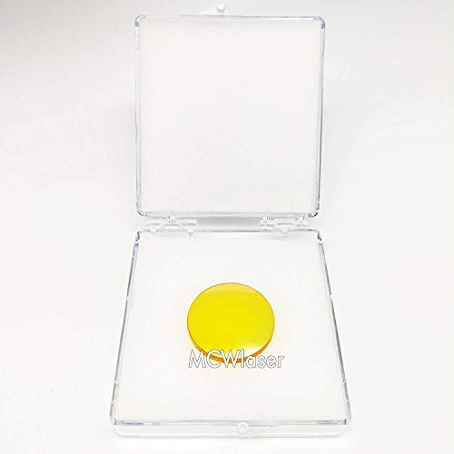 MCWlaser CVD ZnSe Focus Lens Dia: 19mm FL:4"/ 101.6mm For CO2 Laser Engraver Cutter 40W 50W 60W 80W 100W 130W 150W 180W 200W MCWlaser