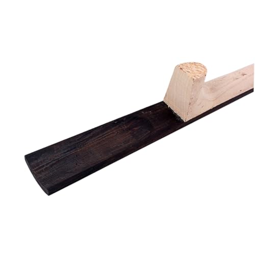 SUPVOX Unfinished Fingerboard Maple Head Violin Neck with Hand Carved Scroll Violin Maple Head Small Violin Unfinished Violin Neck Violin Parts SUPVOX