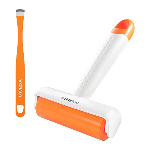 DOOHALO Brayer Roller for Cricut Vinyl Roller Tools for Crafting with Tweezers Remover Tools Set for Cricut Cameo Brother and Printmaking DOOHALO