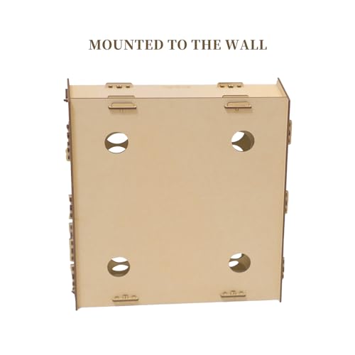 Sokipa Craft Paint Storage-Wall-mounted Arylic Paint Organizer - Vertical Paint Rack Stand for Apple Barrel, Folkart-2oz Craft Paints- 49 Holes Sokipa