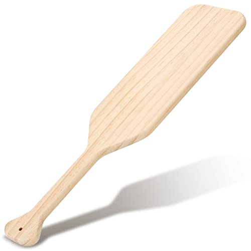  Pllieay 15 Inch Unfinished Wooden Paddle, Greek Fraternity  Paddle, Solid Pine Wood Paddle, Wooden Frat Paddle, Natural Color Craft Wood  Ideal for DIY Home Decoration