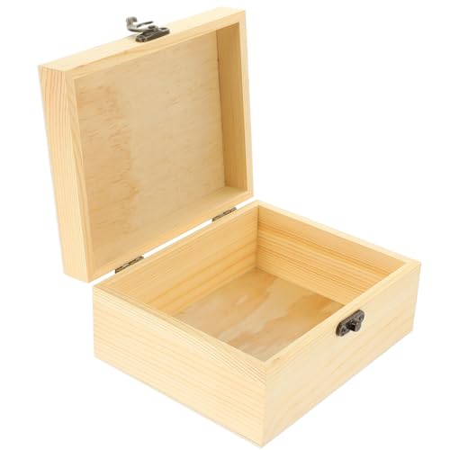 VOSAREA Box Solid Wood Jewelry Box Hair Clip organzier Ornament case Earring Storage Packing case Decor Jewelry Organizer case Jewelry Container VOSAREA