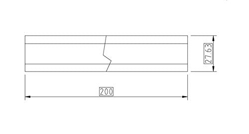 Guyker Two-Way Radius Sanding Block for Fret Leveling Fingerboard - Aluminum Sanding Beam Luthier Tool for Guitar & Bass Repair & Maintenance CNC guyker