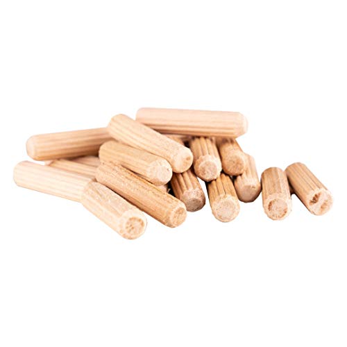 General Tools 840014 1/4-Inch Fluted Wood Dowel Pins, 72-Pack General Tools