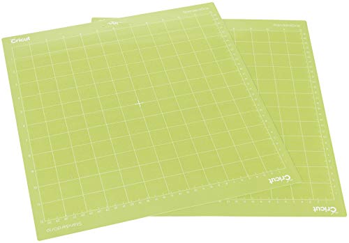 Cricut StandardGrip Machine Cutting Mats 12in x 12in, Reusable for Crafts with Protective Film,Use with Cardstock, Iron On, Vinyl and More, Cricut