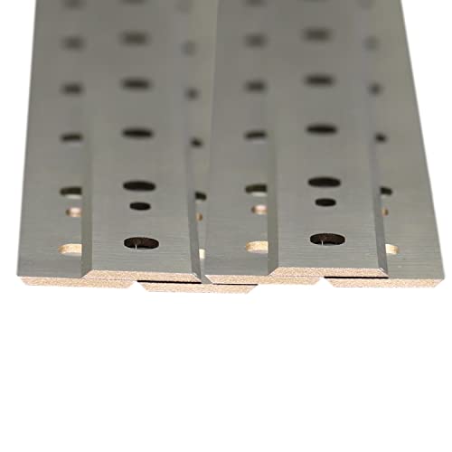 Planer Blades Knives for DeWalt DW735 7352 735X Thickness Planers with 13 Inch HSS Replacement Double edge 2 Set (6 pcs) Asieg Tool