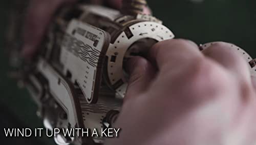 3D Wooden Train Model Kit for Adults – Elegant Laser Cut Mechanical Puzzle by WOODEN.CITY WOODEN.CITY