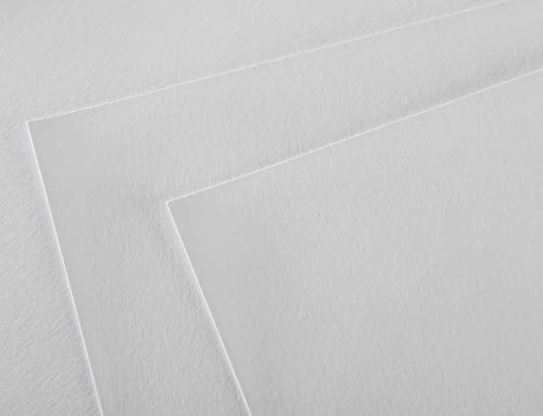 CANSON 1557 Extra White 120gsm A5 Sketch Paper, Light Grain, 50 Sheets, Ideal for Professional Artists & Illustrators Canson