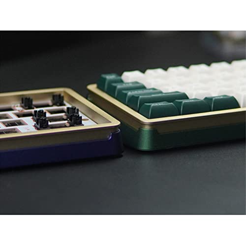 DRAOZA GK61 Custom DIY Gaming Mechanical Keyboard Kit, Aluminum Metal CNC Shell, RGB Hot Swap 3pin/5pin Switch, Programmable Triple Mode Bluetooth DRAOZA