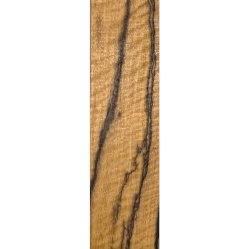 Exotic Wood Zone's Black and White Ebony/Pale Moon Turning Blanks | Square Lathe Hardwood Blocks (1, 1" x 1" x 12") Exotic Wood Zone