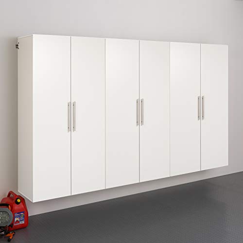 Prepac HangUps Large Elegant Wall-Mounted Storage Cabinet in White Prepac