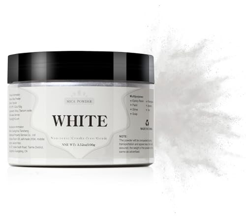 Yipoyilo Mica Powder - 100g Mica Powder for Epoxy Resin - Metallic Color Pigment for Resin, Soap, Bath Bombs, Eye Shadow, Nails, DIY Crafting Yipoyilo