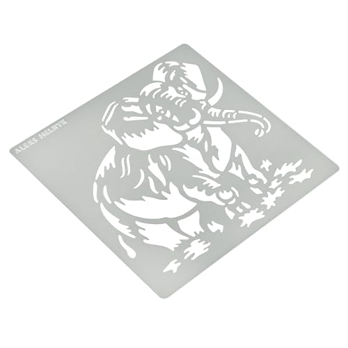 Aleks Melnyk No.478 Metal Stencil, Elephant Mammal Animal, Safari Animal, Small Stencil, 1 PC, Template for Wood Burning, Engraving, Crafting, Aleks Melnyk