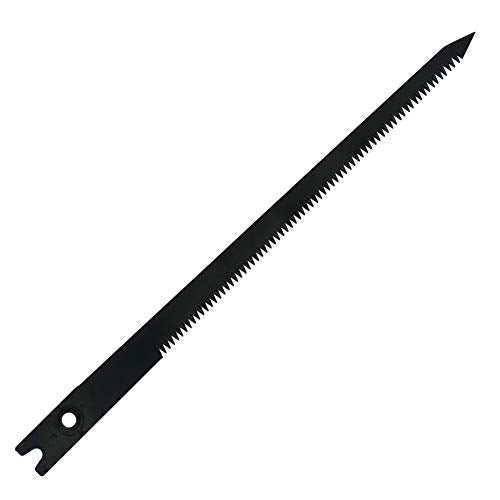 KAKURI Jab Saw with Sheath 5-1/4" for Cutting Drywall, Plaster, Wallboard, Wood, Japanese Pull Saw Hand Keyhole Saw Tool, Black, Made in JAPAN KAKURI