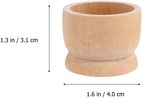 12-Pack Wooden Egg Cup Holders Unfinished Wooden Egg Stands for Kids Craft Easter Birthday Baby Shower Party Supplies koTTIYA