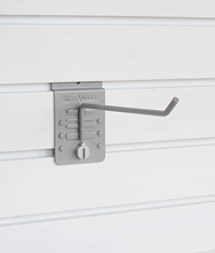 StoreWALL 7.5" Heavy Duty Slatwall Single Hook (Pack of 4) StoreWALL