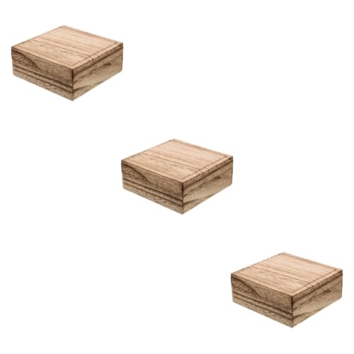 NOLITOY 3pcs Box Vintage Wooden Jewelry Box Wooden Jewelry Organizer Wood Jewelry Container Unfinished Wood Treasure Vintage Jewelry Case Wood NOLITOY