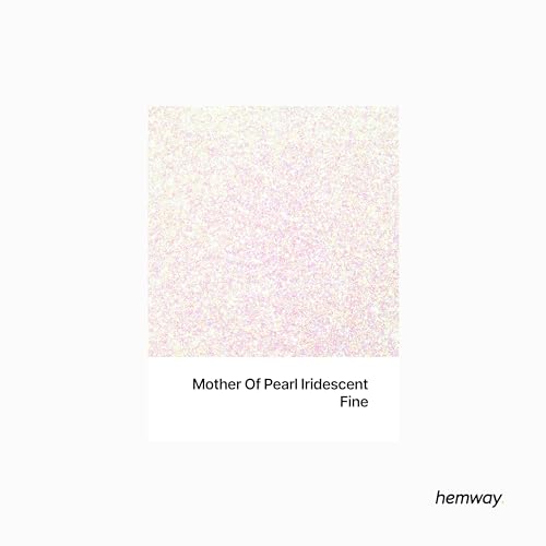 Hemway Polyurethane & Epoxy Resin Glitter 100g / 3.5oz Metallic Crystal Flake Additive for Flooring Jewelry Tumblers Glass Pigment - Fine (1/64" Hemway