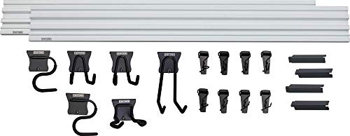 CRAFTSMAN Versatrack Garage Storage System, Storage Rail with 20 Piece Set Mounting Accessories (CMST22000) Craftsman
