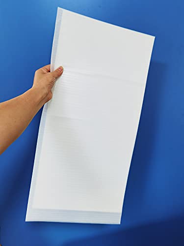 BANLTRE 12 x 24 inch 10 Sheets 7.5 mil Mylar Sheet Milky Translucent PET Blank Stencil Making Sheet for Cricut, Silhouette, Cut Tool Template BANLTRE