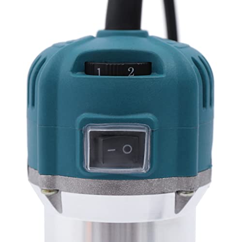 Wood Router Tool Compact Trim Router with 6 Variable Speed 15 Wood Router Bits Set Woodworking Tools for Wood Cabinet Processing, 110V 800W HaroldDol