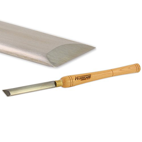 Hurricane Turning Tools, HTT-115, High Speed Steel, 3/4" Oval Skew Chisel for Woodturning Hurricane Turning Tools