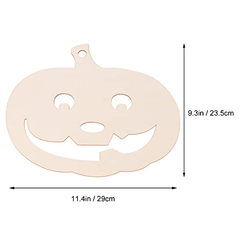 Operitacx 6 Pcs Pumpkin Chips Unfinished Pumpkin Cutouts Unpainted Pumpkin Wood Clip Unfinished Wood Pumpkin Cutout Wood Carving Craft Toys for Kids Operitacx