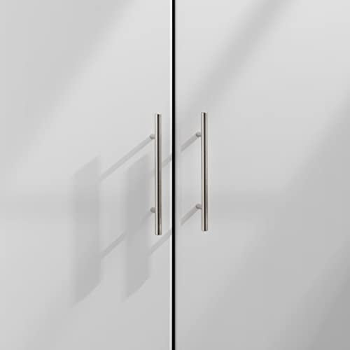 Prepac Elite Functional 4-Piece Garage Cabinets and Storage System Set F, Simplistic Garage Closet Shop Cabinets 16" D x 64" W x 89" H, White, Prepac