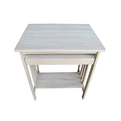 International Concepts Mission Computer Stand, Unfinished IC International Concepts