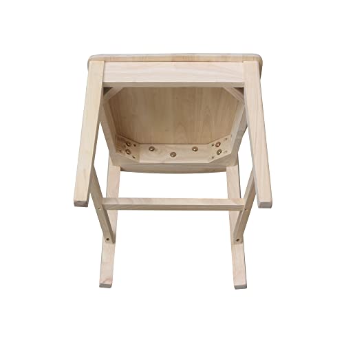 International Concepts Pair of FanBack Chairs, Unfinished IC International Concepts