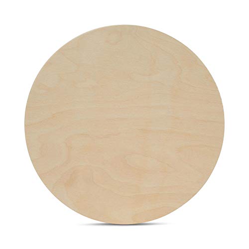 Wood Circles 15 inch 1/2 inch Thick, Unfinished Birch Plaques, Pack of 3 Wooden Circles for Crafts and Blank Sign Rounds, by Woodpeckers Woodpeckers