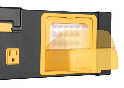 Performance Tool W2279 Commercial Grade Power Station with 6 Outlets, 2 USB Ports, Built-In Cradle, and LED Lights, Ideal for Workshops and Garages Performance Tool