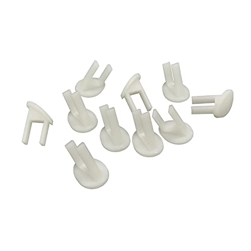 Nimiah Switch Safety Key Replacement Sears Craftsman Radial Arm Table Saw Plastic Oval Jointer Band Drill Press Parts -White(10 pcs)fits part numbers Nimiah