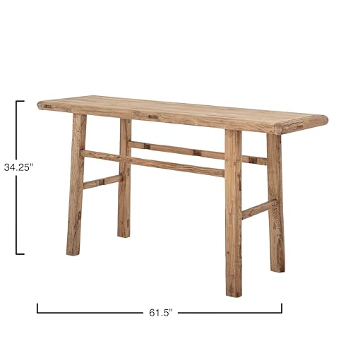 Bloomingville Reclaimed Wood Console Table, Natural Bloomingville