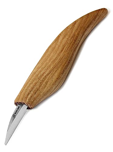 BeaverCraft Wood Carving Knife C15 1.5" Wood Whittling Knife for Details Wood Carving Knives - Chip Carving Knife Woodworking Wood Carving Tools for BeaverCraft