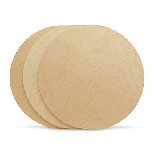 Wood Plywood Circles 22 inch, 1/4 Inch Thick, Round Wood Cutouts, Pack of 1 Baltic Birch Unfinished Wood Plywood Circles for Crafts, by Woodpeckers Woodpeckers