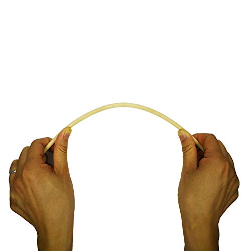 Fartime 12 Inch Long and 16 Inch Long Natural Blank Round Unfinished Bamboo Dowel Rods Craft Sticks Craft Projects,60 Pieces(0.24 Inch Diameter) Fartime