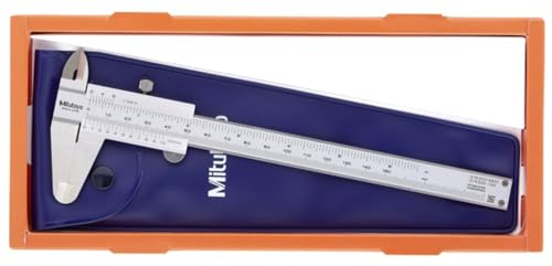 Mitutoyo 530-101 Vernier Calipers, Stainless Steel, for Inside, Outside, Depth and Step Measurements, Metric, 0"/0mm-150mm Range, +/-0.05mm Accuracy, Mitutoyo