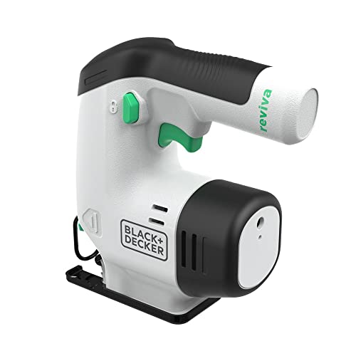 BLACK+DECKER reviva 12V MAX Jig Saw, Cordless, Ideal for Wood, Metal, or Plastic (REVCJS12C) BLACK+DECKER