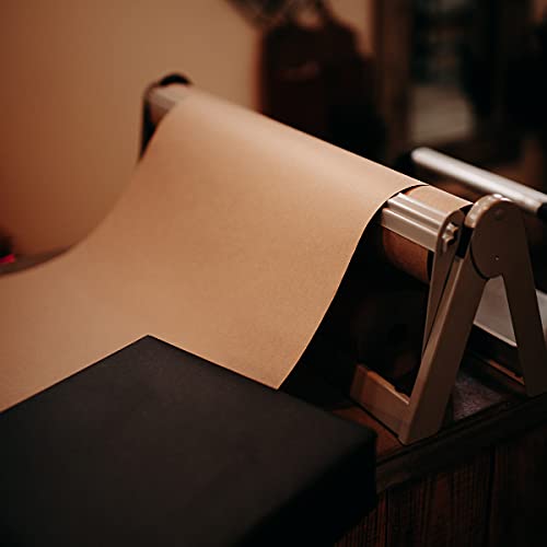 Kraft Brown Wrapping Paper Roll 48" x 1,800" (150 ft) – 100% Recyclable Craft Construction and Packing Paper for Use in Moving, Bulletin Board Papersaurus