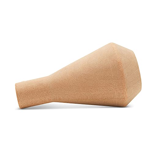 Unfinished Wood Craft Smokestacks, 2-1/4 Inch Unfinished Wood Train Part for Crafts, Pack of 6 Small Wooden Smokestacks by Woodpeckers Woodpeckers