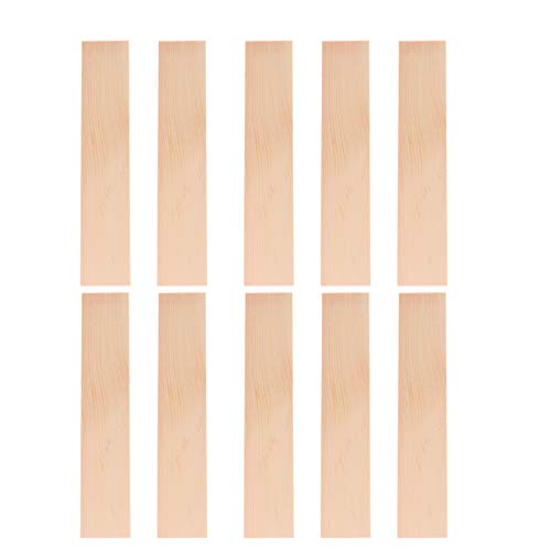 SUPVOX 10pcs Basswood Carving Unfinished Wood Boards Sheets Beginners Premium Carving Blocks DIY Crafts Art Supplies SUPVOX